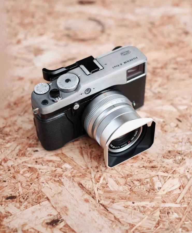 SQUAREHOOD for Fujinon XF 23mm f2 / XF 35mm f2)~