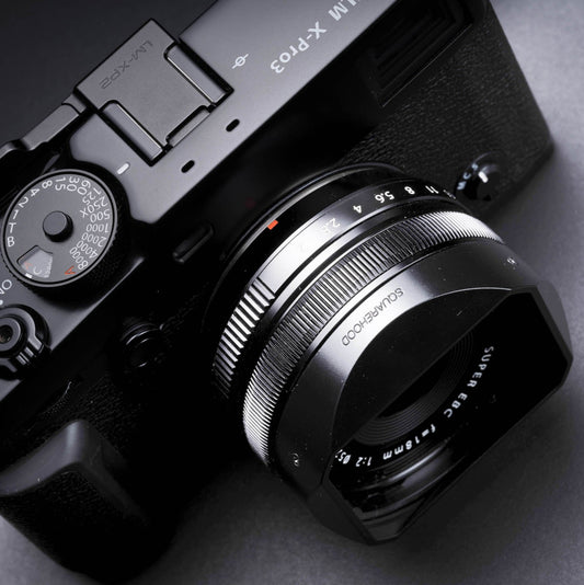SQUAREHOOD for Fujinon XF 18mm f2~