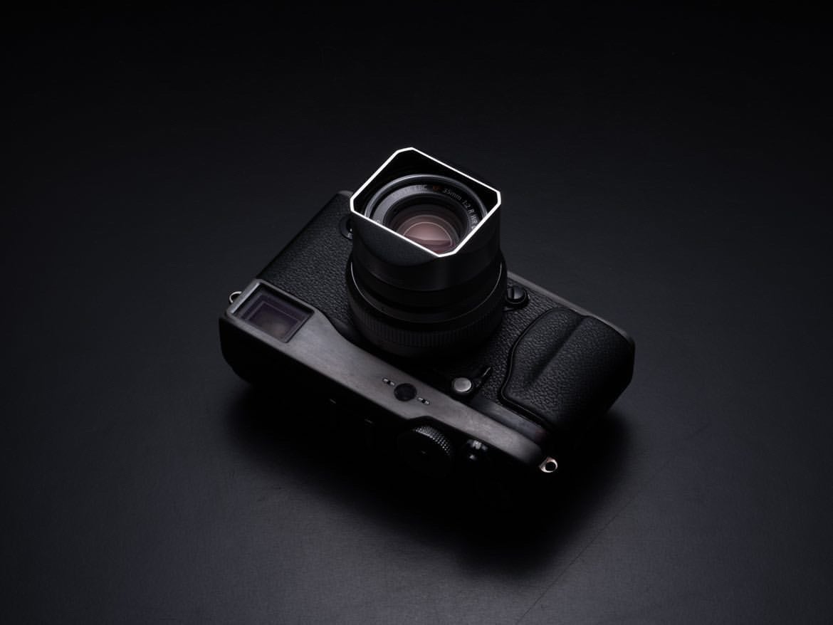 SQUAREHOOD for Fujinon XF 23mm f2 / XF 35mm f2)~