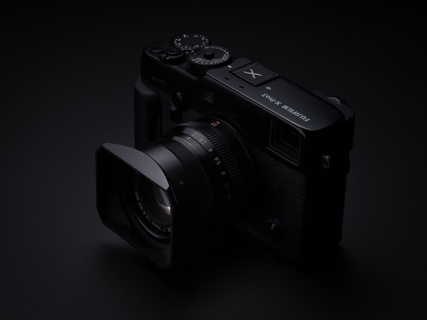 SQUAREHOOD Model V (For Fujinon XF 23mm f2 / 35mm f2)~