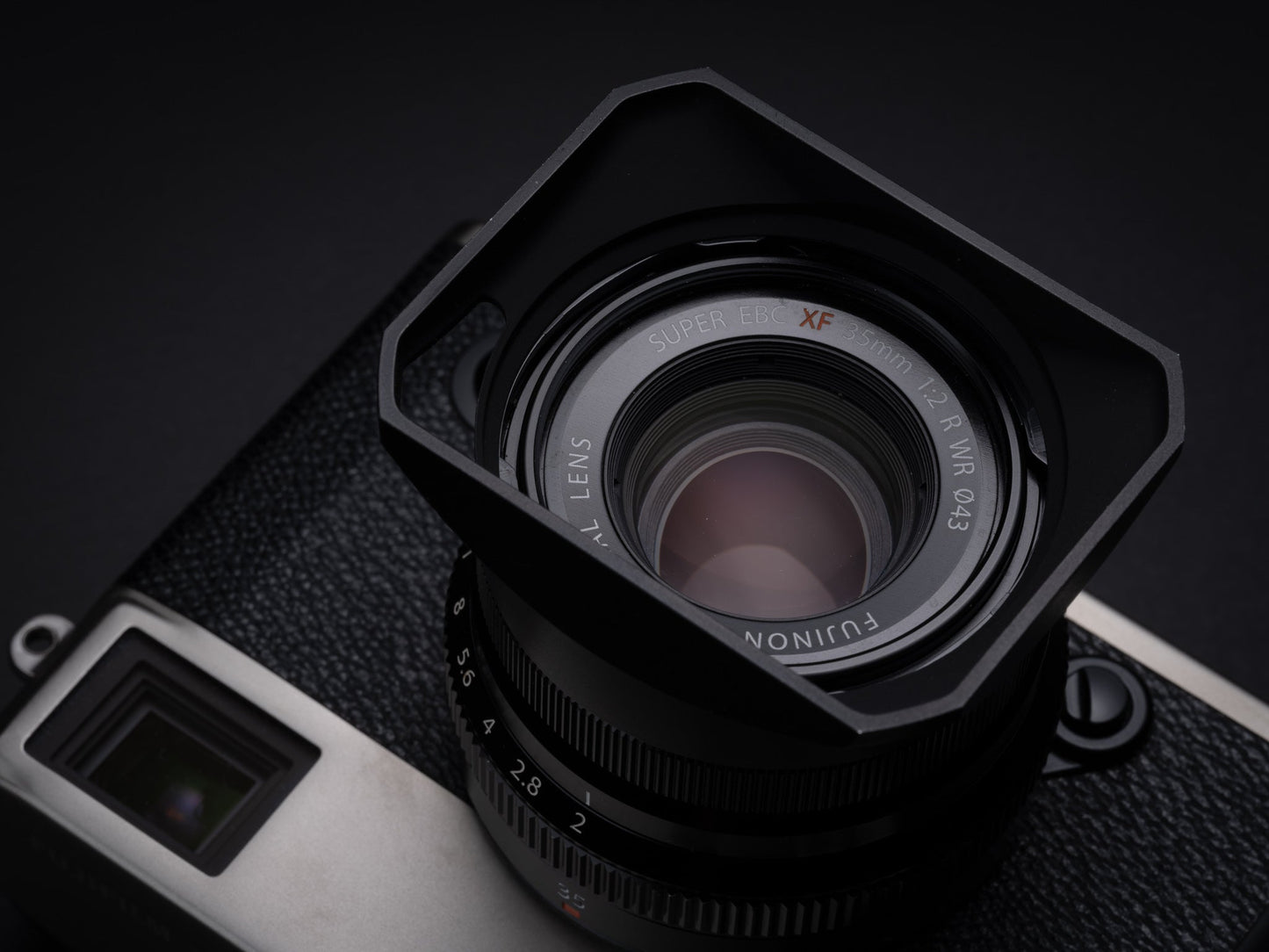 SQUAREHOOD Model V (For Fujinon XF 23mm f2 / 35mm f2)~