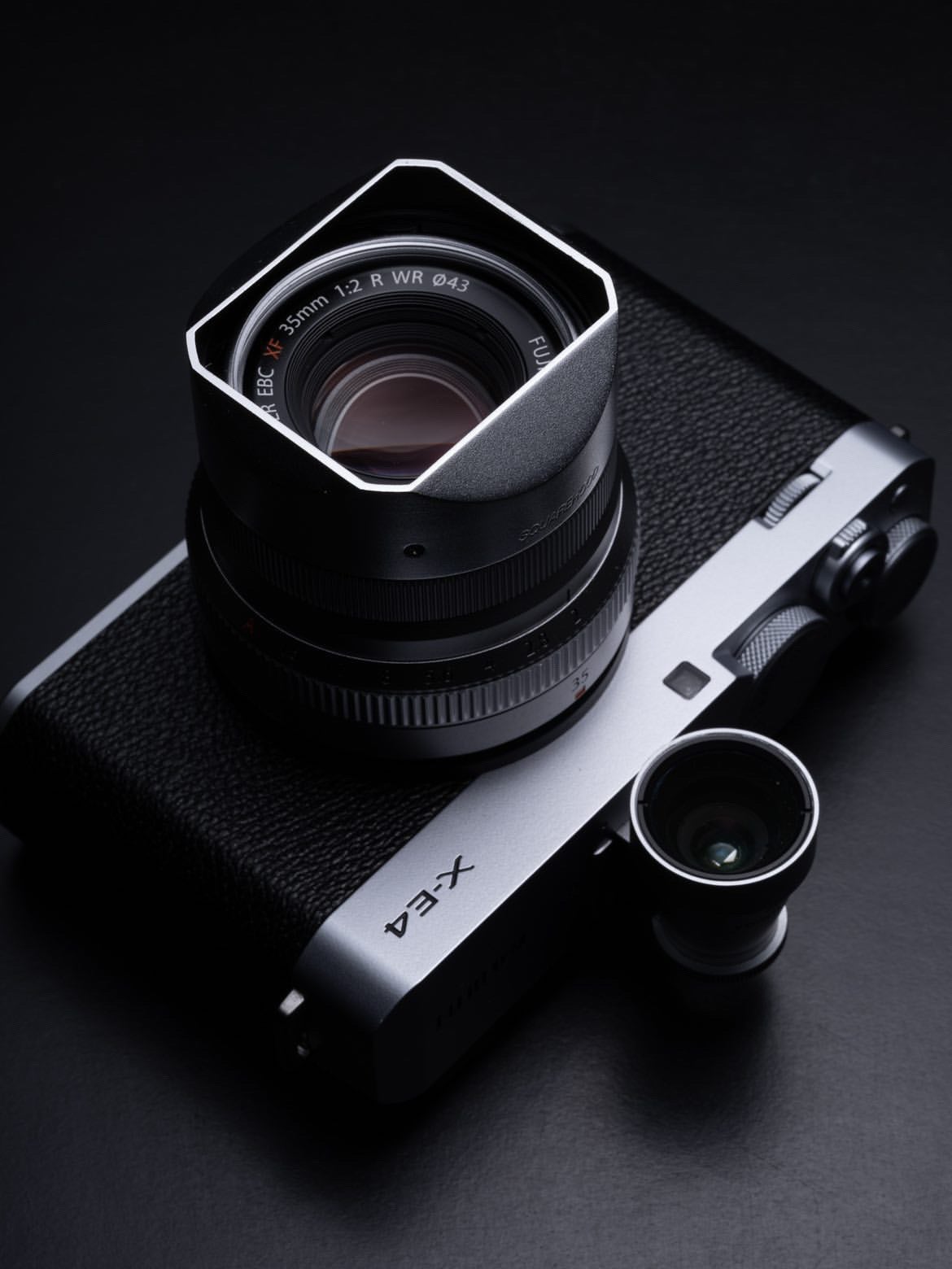 SQUAREHOOD for Fujinon XF 23mm f2 / XF 35mm f2)~