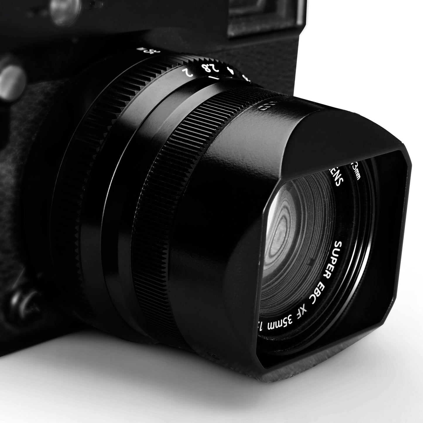 SQUAREHOOD for Fujinon XF 23mm f2 / XF 35mm f2)~
